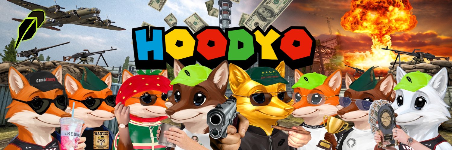 Hoodyo banner, the foxes of Robinhood Chain